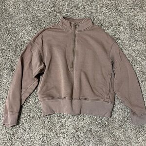 Dip Chocolate Brown Fleece Pullover